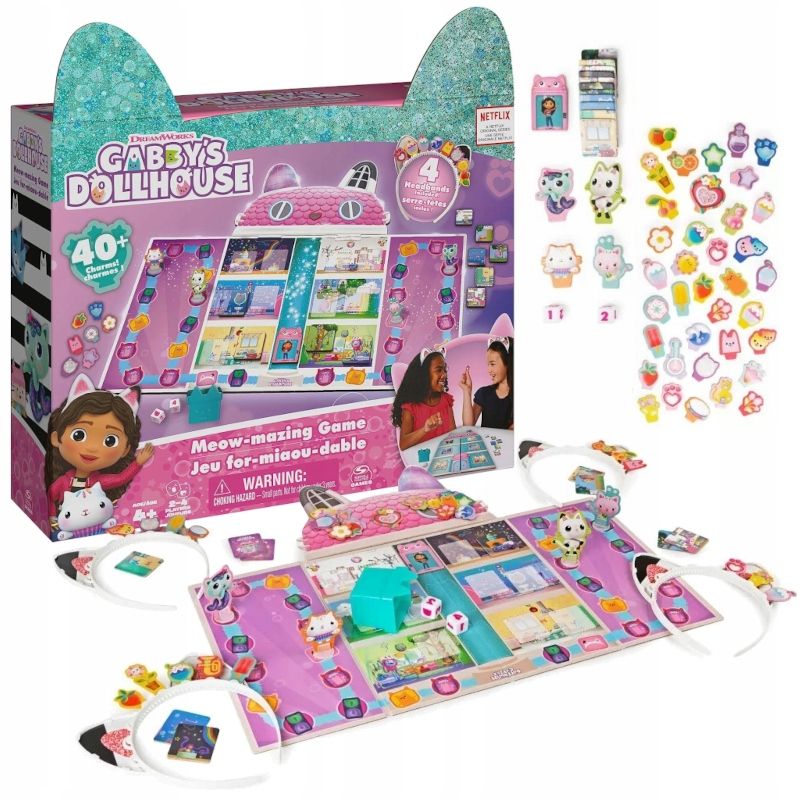 Spoločenská hra Gabi's Cat House od Spin Master Cat Game